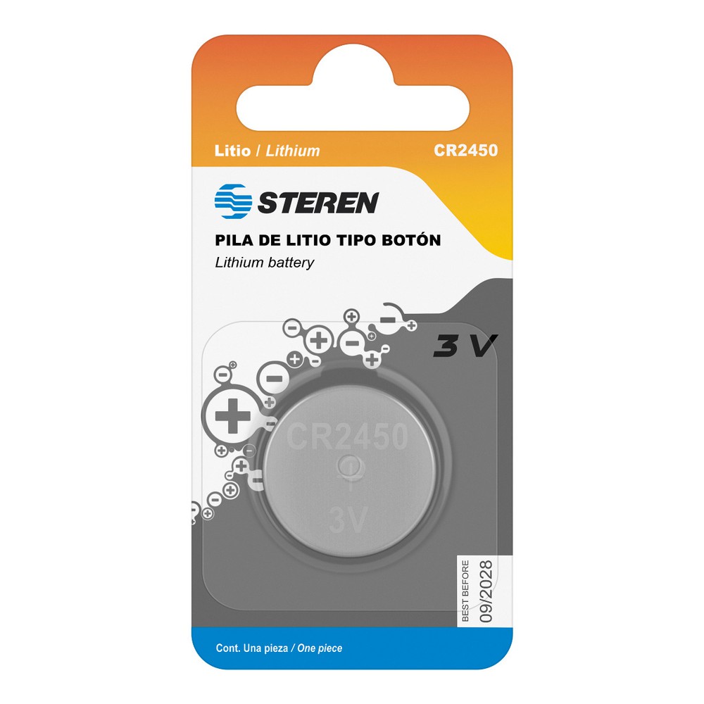 Pila De Litio Tipo Botón CR2450 3V